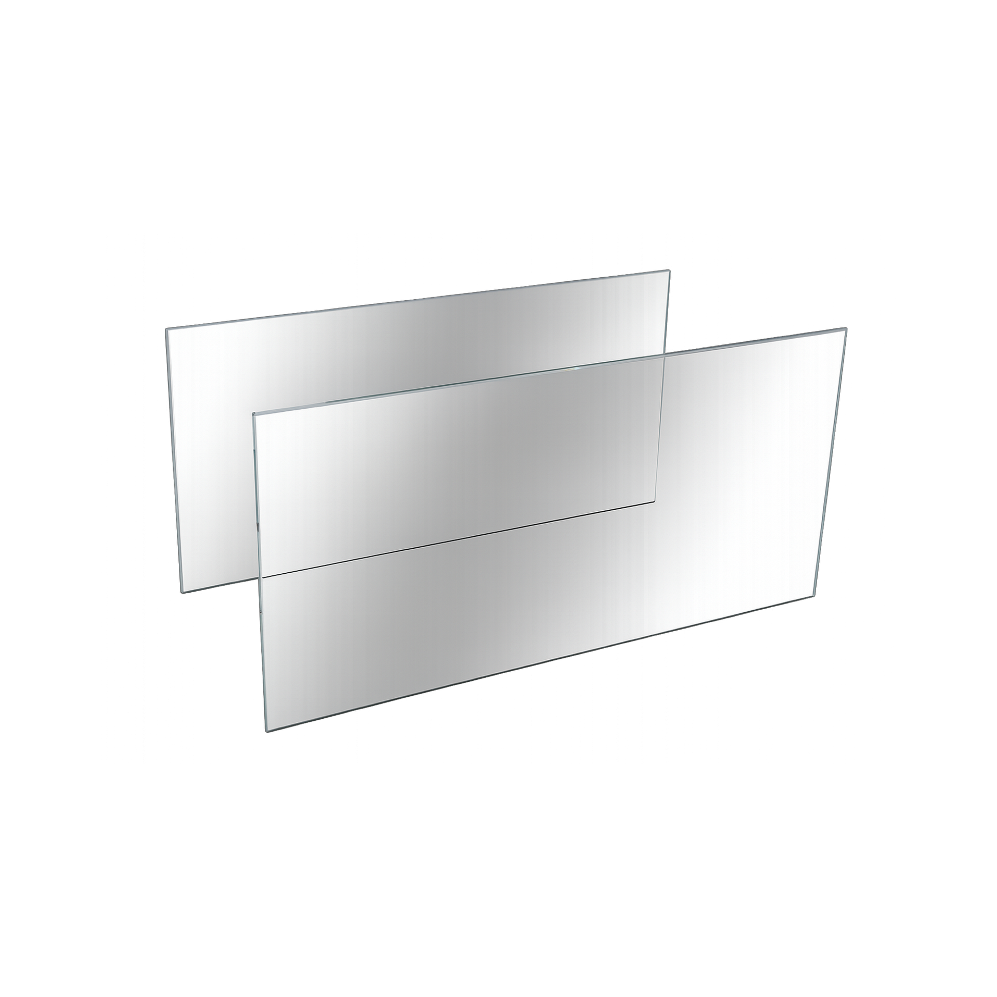 Glasscheiben-Set für Biokamin Home (2 Stück)