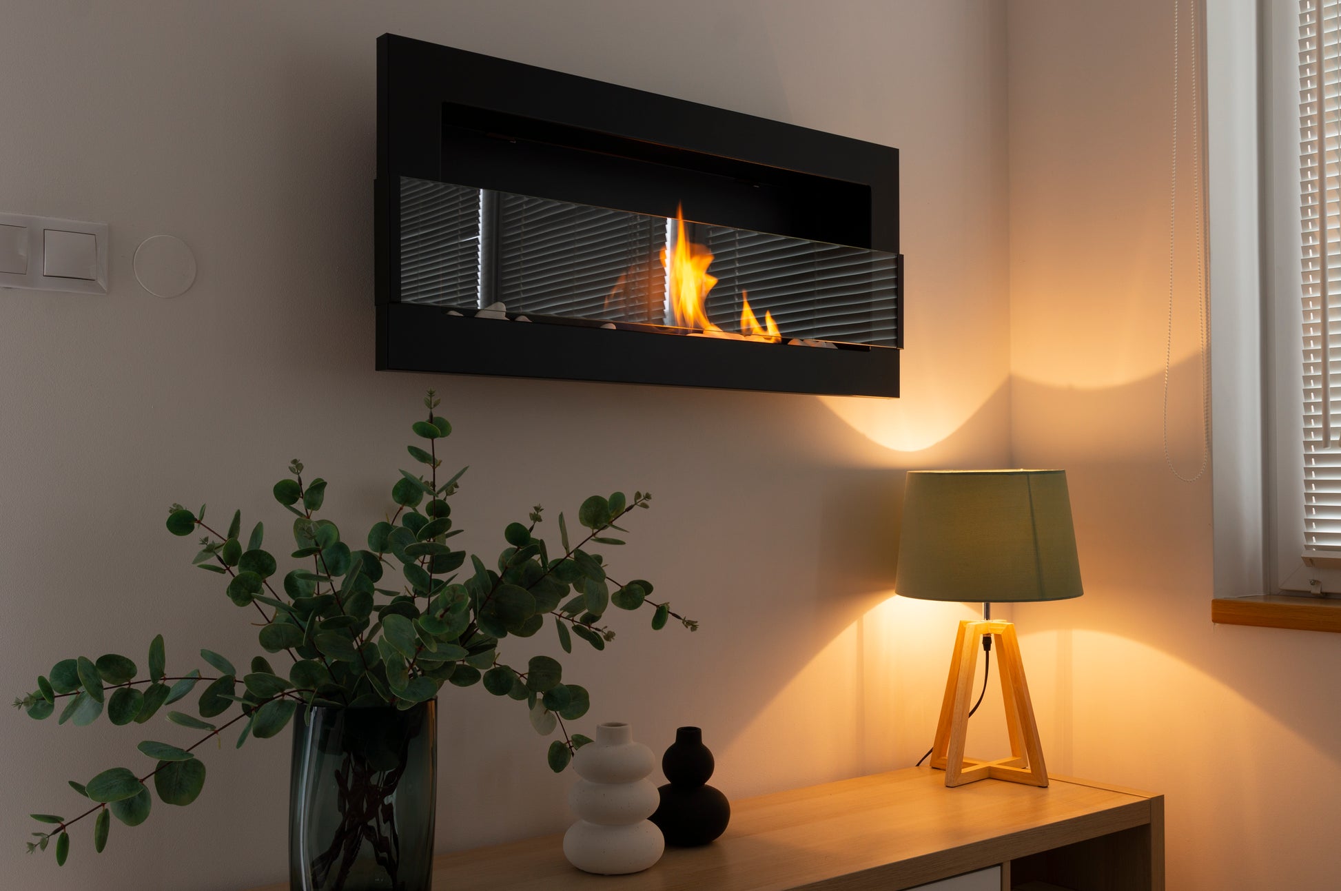 Biokamin NOVA MIT GLAS