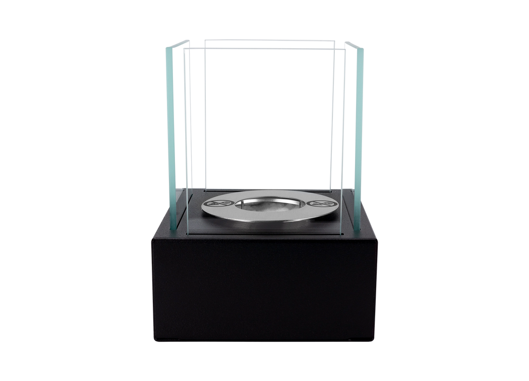 Biokominek Smart schwarz strukturiert