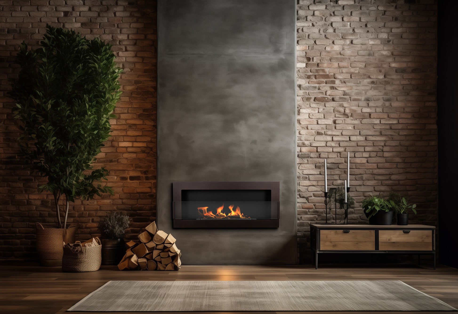 Biokamin NOVA MIT GLAS