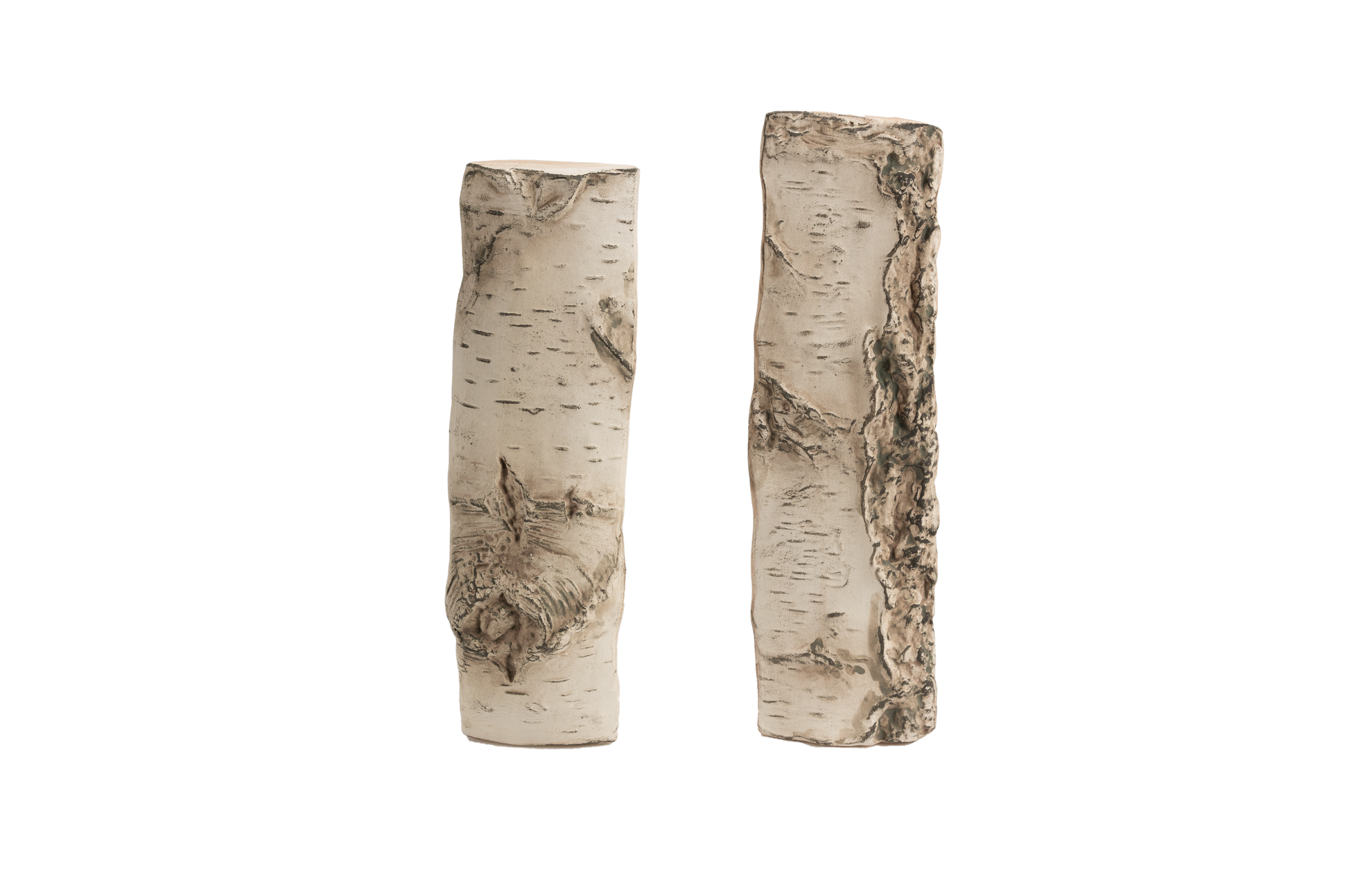 Große Keramik-Holzscheite – Holzoptik (5er-Set)