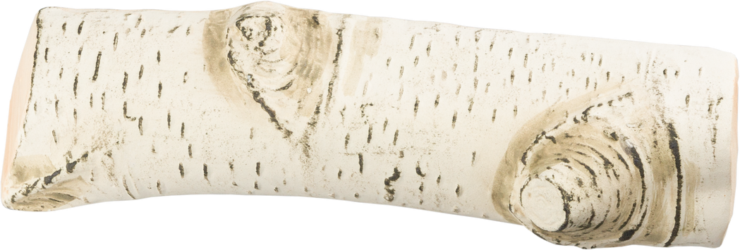 Keramik-Holzscheite – Holzoptik (4er-Set)