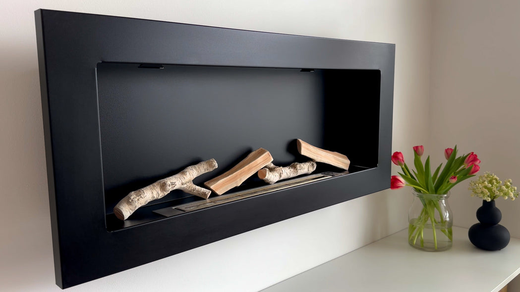 Keramik-Holzscheite – Birke (4er-Set)